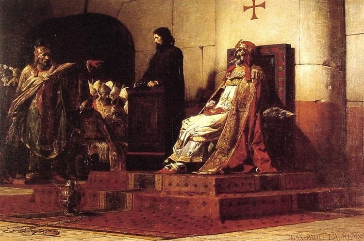 Pope Formosus and Stephen VI - The Cadaver Synod — Jean-Paul Laurens