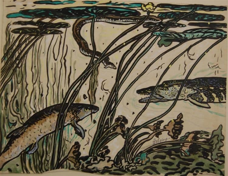 Pike, pikeperch(zander) and eel — Guinepied Hélène