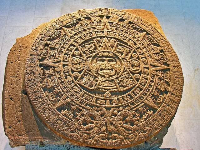 Aztec Sun Stone (Calendar Stone) — Aztec Art