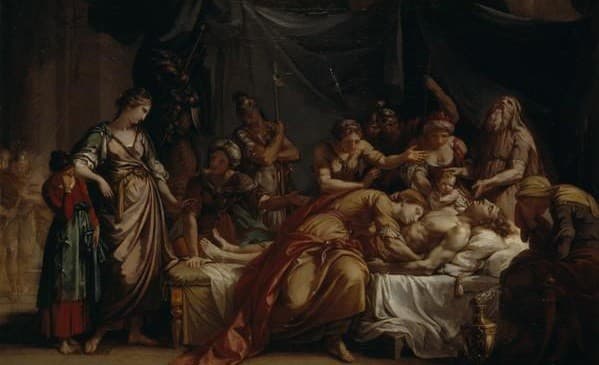Andromache Bewailing the Death of Hector — Gavin Hamilton
