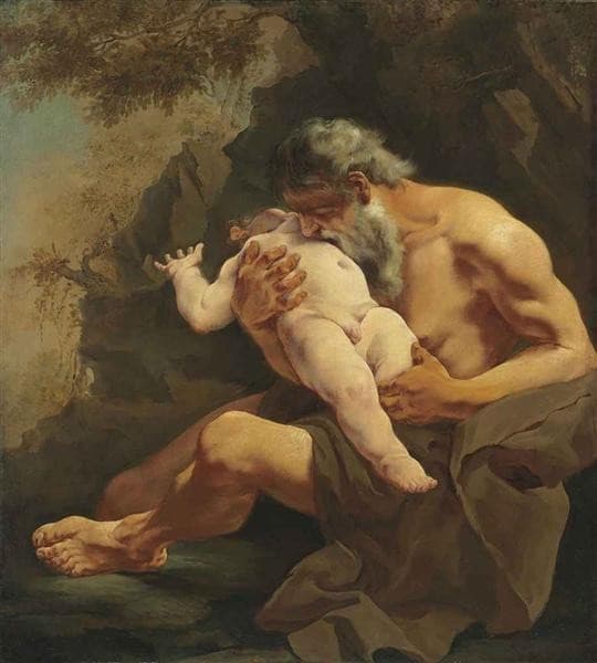 Saturn Devouring his Child — Lama Giulia