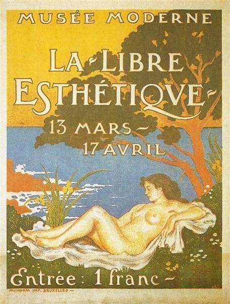 Exhibition poster for La Libre Esthétique — Georges Lemmen