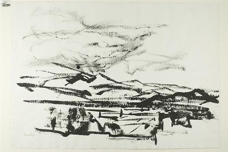 Landscape with Mountains — Martyl Langsdorf
