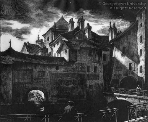 On the Canal “Lac d’Annecy” — Grace Albee
