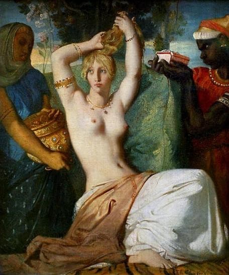 The Toilette of Esther — Théodore Chassériau