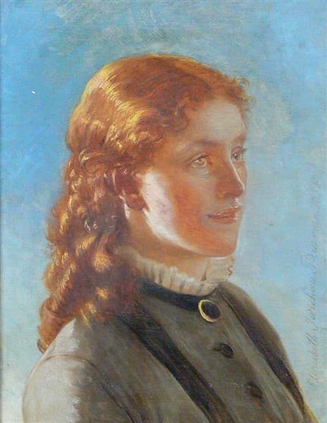 Portrait of a Young Woman — Elisabeth Jerichau-Baumann