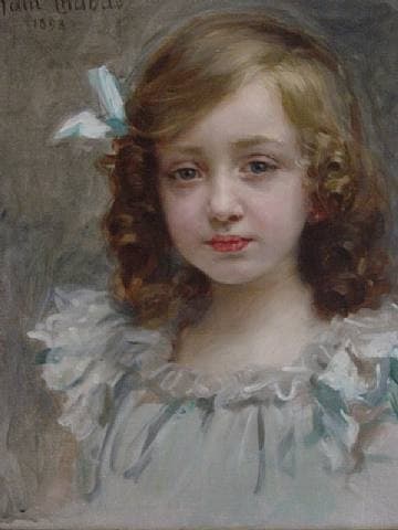 Portrait De Jeune Fille — Paul Émile Chabas