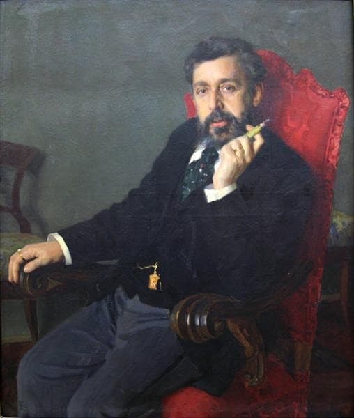 Portrait of the collector Alexander Petrovich Russov — Nikolai Dmitriyevich Kuznetsov