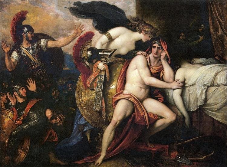 Thetis Bringing the Armor to Achilles — Benjamin West