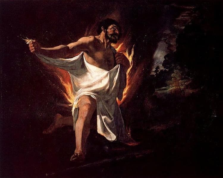 The Death of Hercules — Francisco de Zurbarán