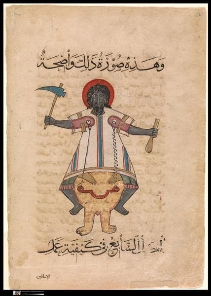Design for a Clock in the Form of an Elephant with an Indian Driver — Al-Jazari