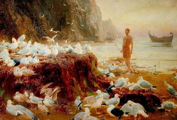 An Old World Wanderer — Briton Riviere