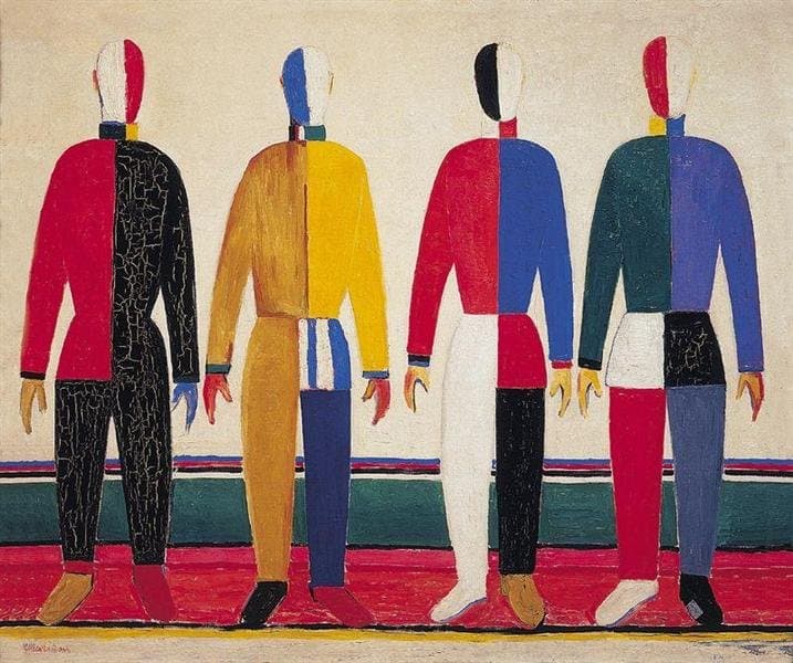 Sportsmen — Kazimir Malevich