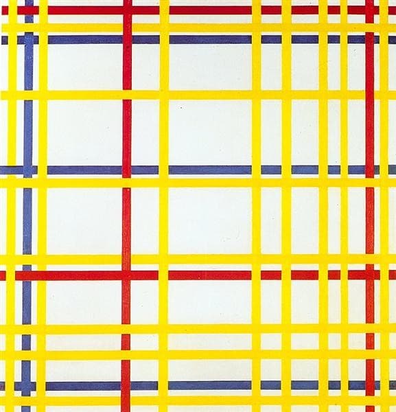 New York City I — Piet Mondrian