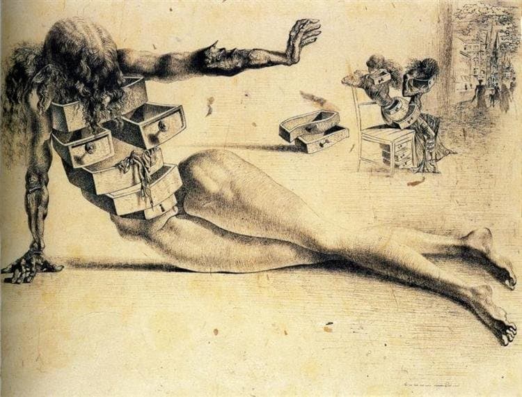 City of Drawers — Salvador Dalí
