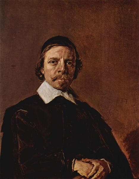 Portrait of a Man, possibly a minister — Frans Hals