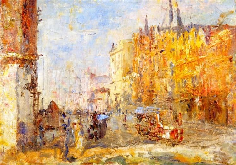 Collins Street — Frederick McCubbin