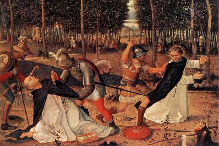 The Assassination of St. Peter Martyr — Giovanni Bellini