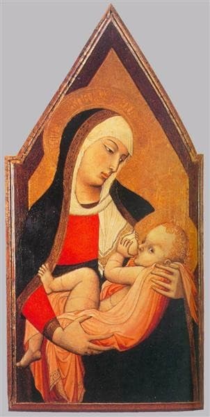 Nursing Madonna — Ambrogio Lorenzetti