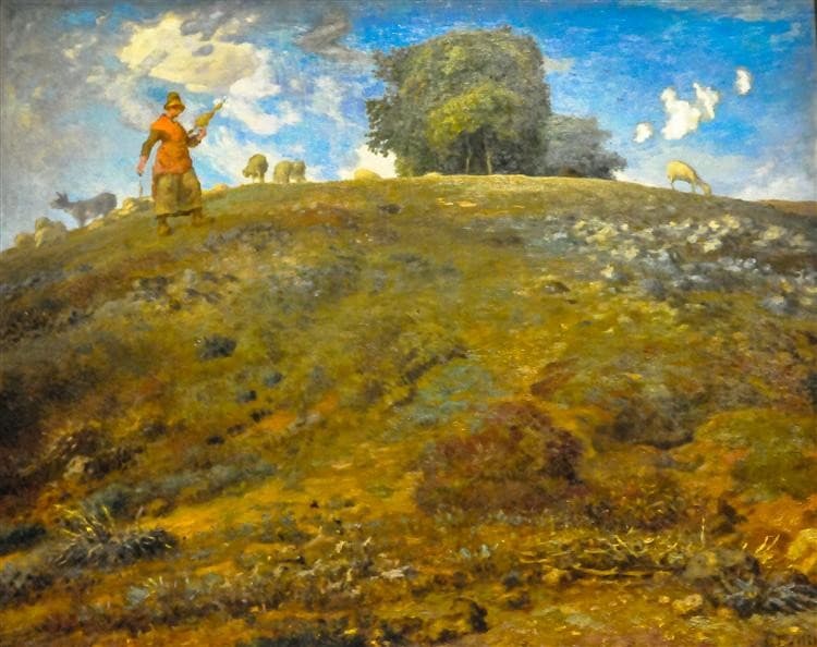 In the Auvergne — Jean-François Millet