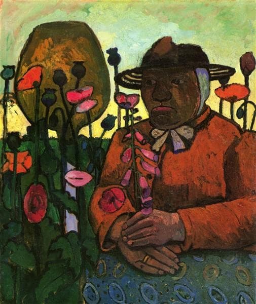 Old Woman from the Poorhouse in the Garden — Paula Modersohn-Becker