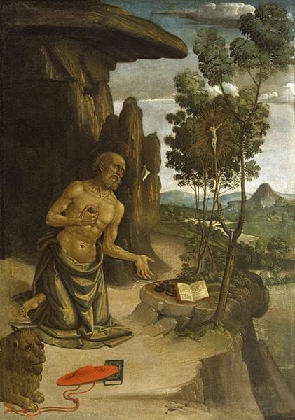 Saint Jerome in the Wilderness — Pinturicchio