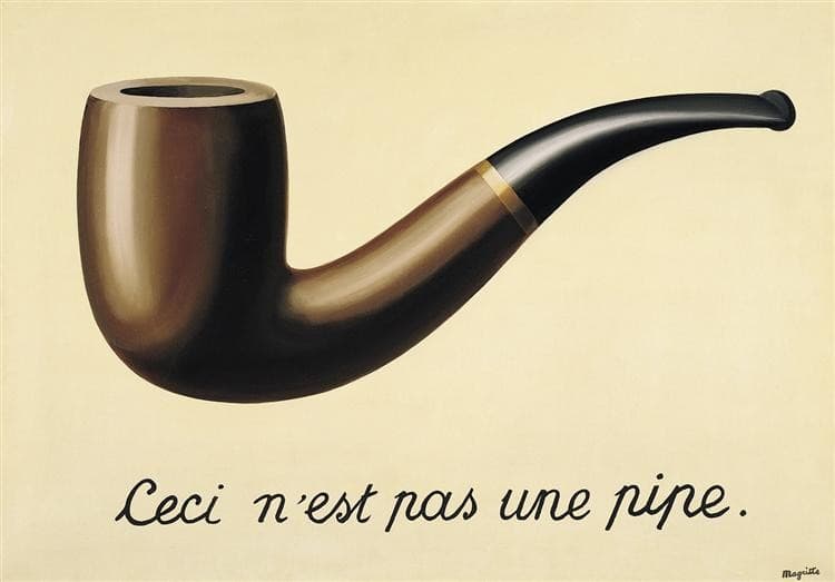The treachery of images (This is not a pipe) — René Magritte