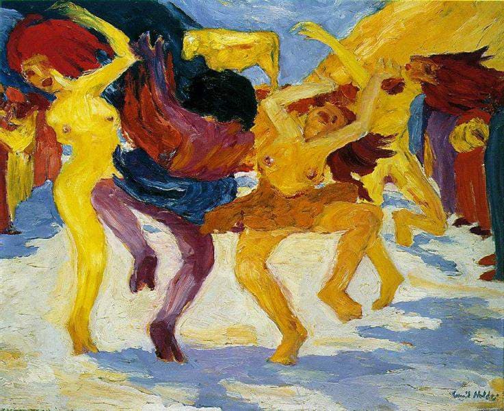 Dance Around the Golden Calf — Emil Nolde