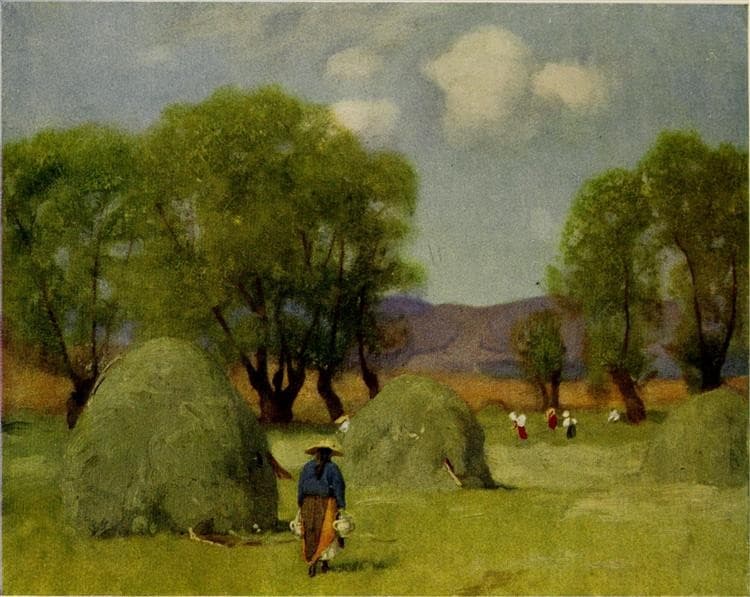 HAY-TIME IN TRANSYLVANIA — Marianne Stokes