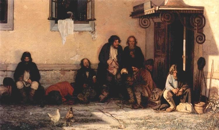 Zemstvo is having their lunch — Grigoriy Myasoyedov