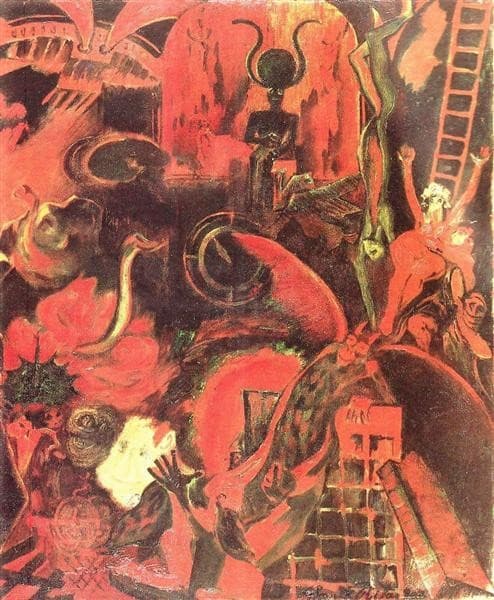 Orfeu nos Infernos (detail) — Guilherme de Santa-Rita
