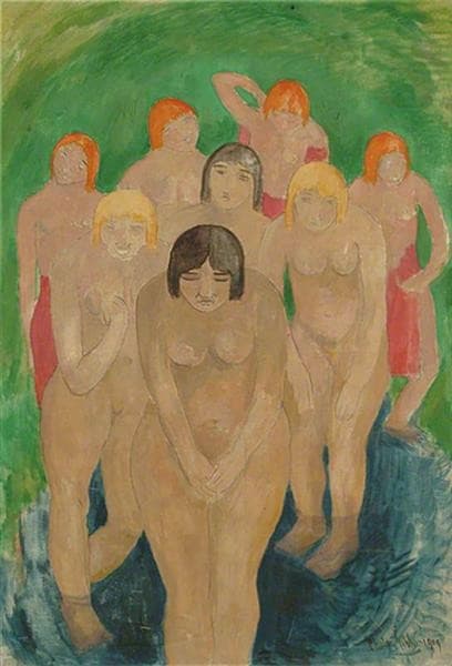 Group of Nude Women Bathers — Harry Phelan Gibb