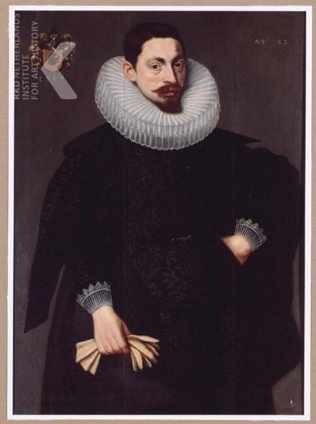 Portrait of a Bearded Man, at Age 32 — Adam van Noort