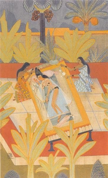 Radha's Viraha — Nandalal Bose