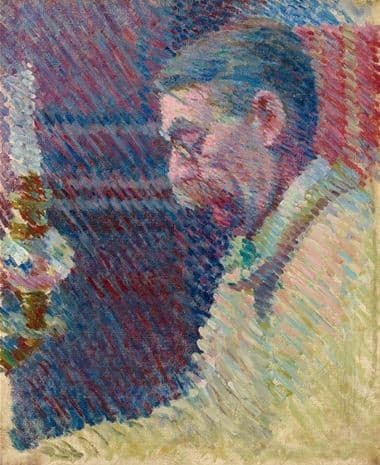 Portrait of Émile Verhaeren — Louis Hayet