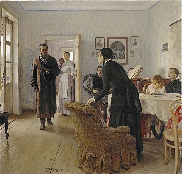 Unexpected Visitors — Ilya Repin