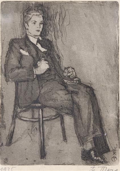 A Man Sitting — Haralampi Tachev