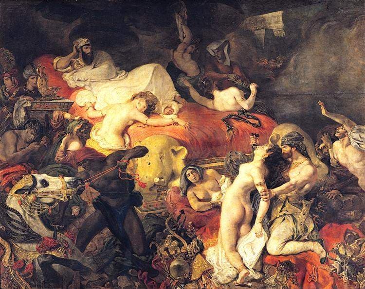 Death of Sardanapalus — Eugène Delacroix