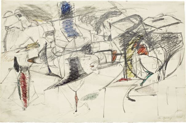 Study for Agony — Arshile Gorky