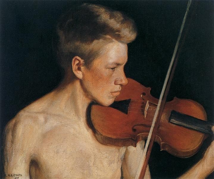 The Violinist — Pekka Halonen