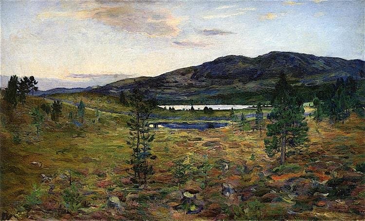 The Mountain Einundfjell — Harriet Backer
