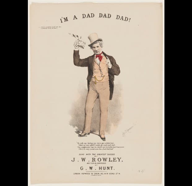 Cover design for ''I'm a Dad Dad Dad!'', Song — Alfred Concanen