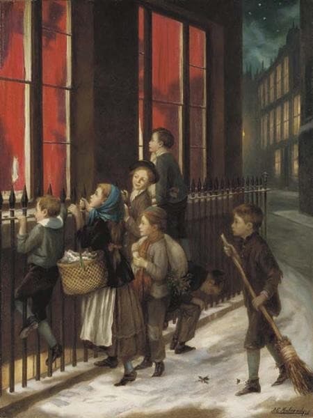 The Little Spys — Augustus Edwin Mulready