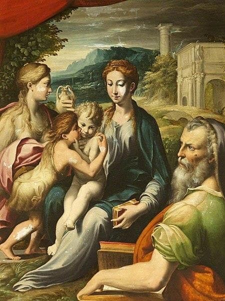 Madonna with Saint Zacharias — Parmigianino