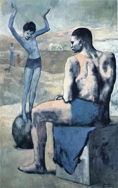 Girl on the ball — Pablo Picasso