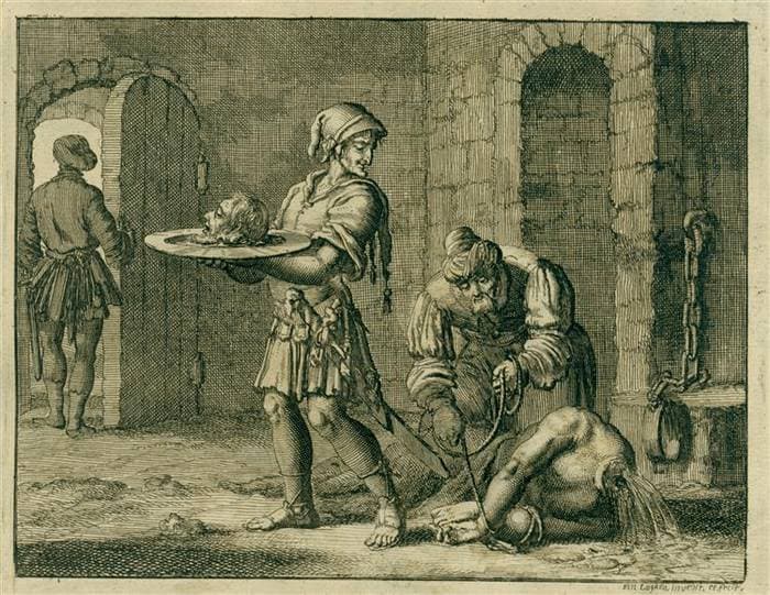 John the Baptist Beheaded, AD 23 — Jan Luyken