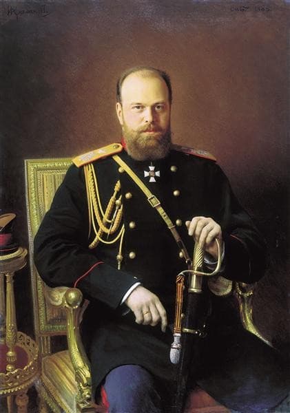 Portrait of Alexander III — Ivan Kramskoi