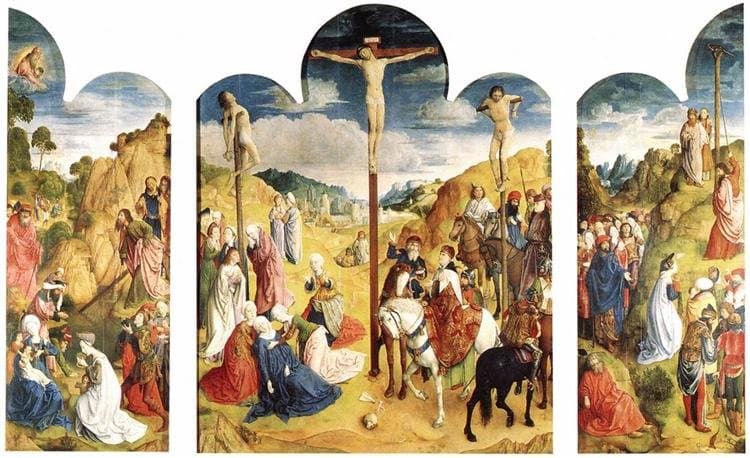 Calvary Triptych — Hugo van der Goes