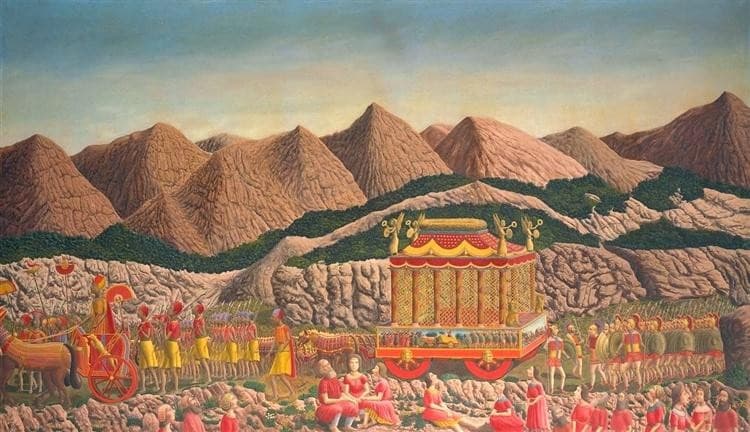 The Funeral Procession of Alexander the Great — André Bauchant