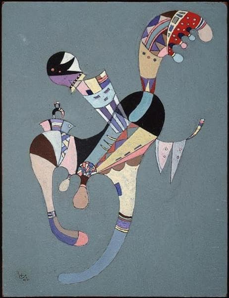 A floating figure — Wassily Kandinsky